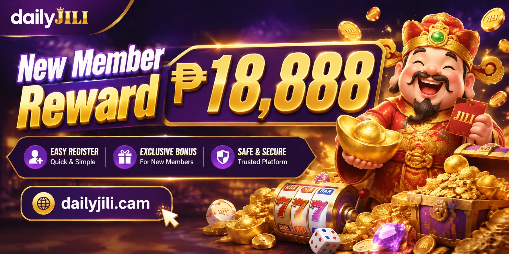 Featured casino games shown in a clean lobby layout